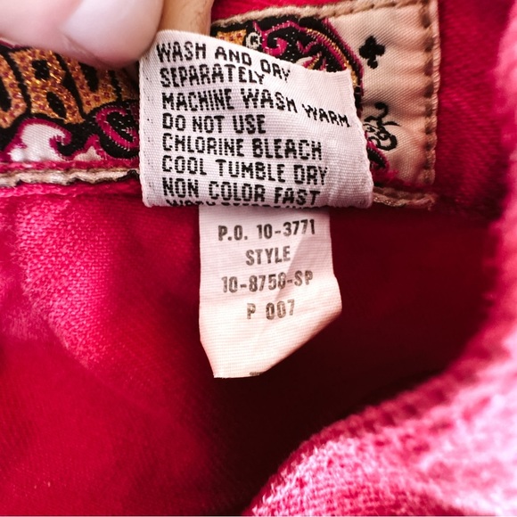 VINTAGE Jordache Golden Sixties line from 1980’s Denim Skirt Pink - Size 11/12 - Picture 8 of 8
